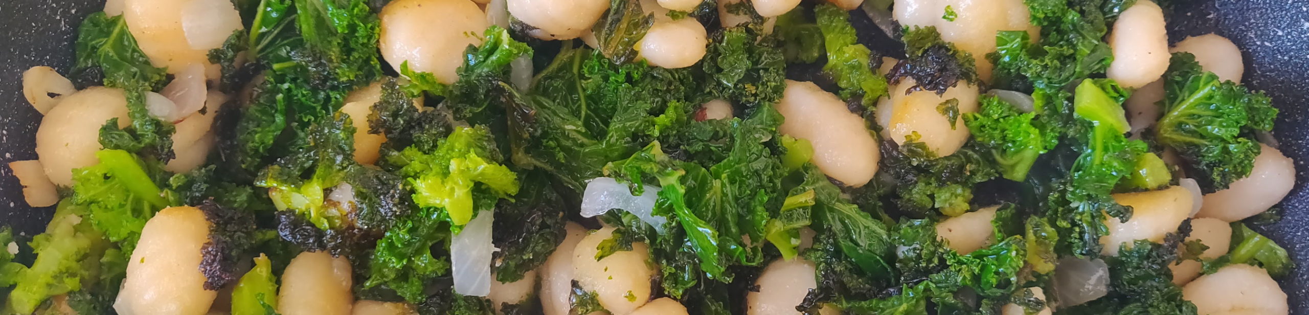 Gebratener Grünkohl Mit Gnocchi
